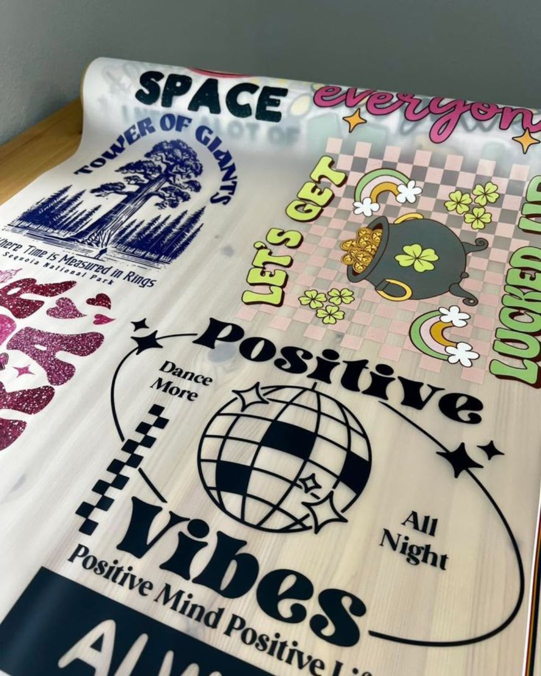 DTF Transfer Stickers for Fabric