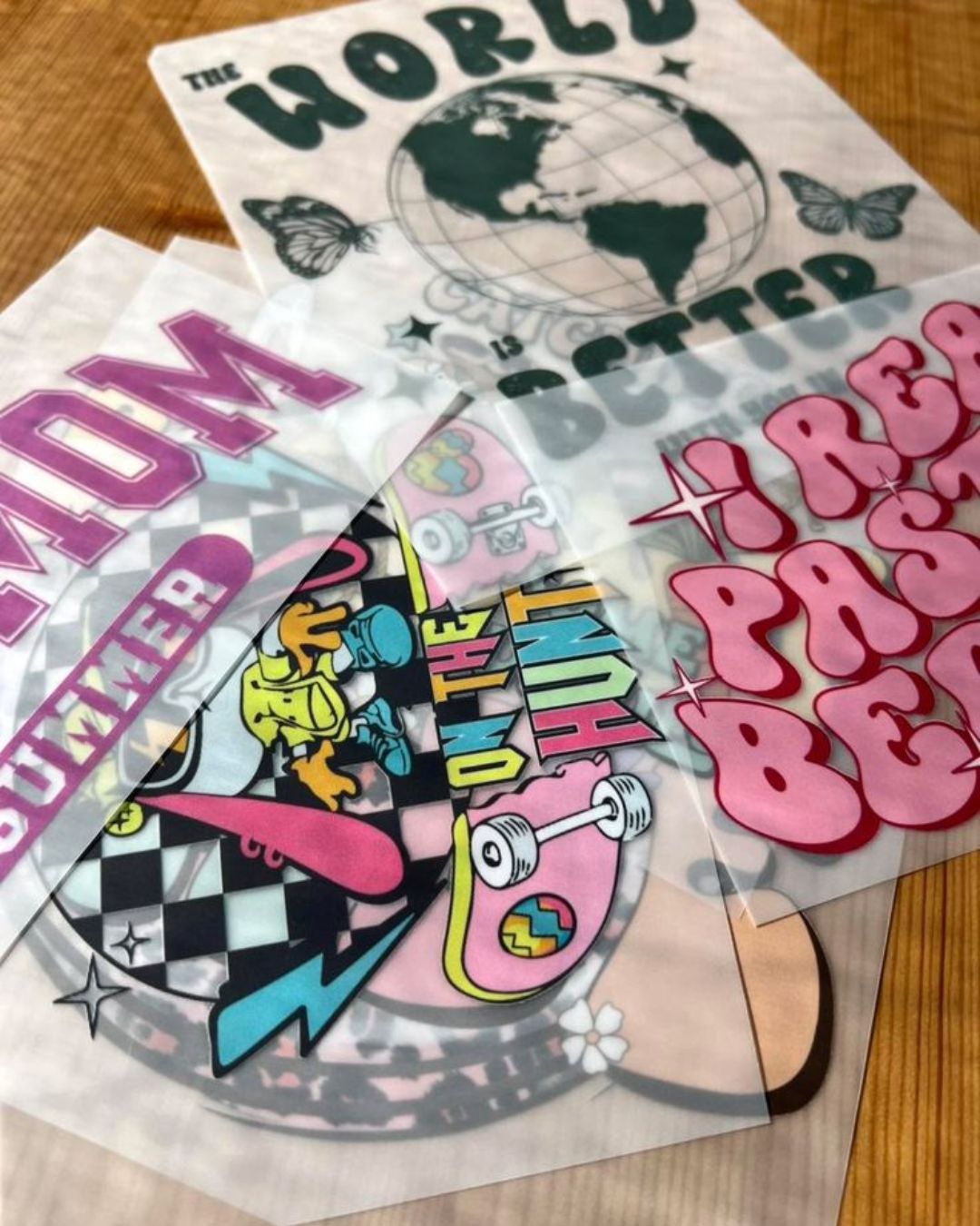 DTF Transfer Stickers for Fabric