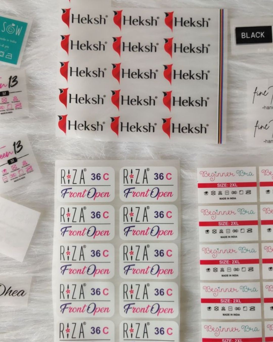 DTF Transfer Stickers for Fabric- Neck Label