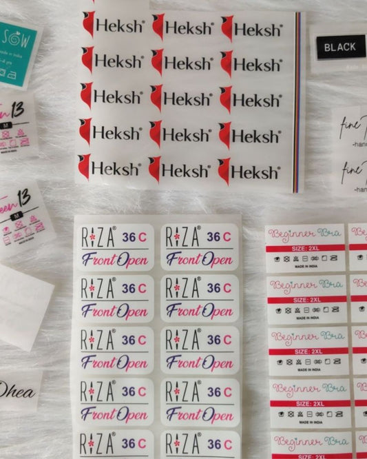 DTF Transfer Stickers for Fabric- Neck Label